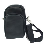 Piel Leather Camera Bag, Black, One Size