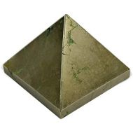 Reiki Crystal Products Natural Pyrite 30-35 mm Pyramid for Reiki Healing and Meditation, Protection, Concentration, Spirituality