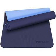 [아마존베스트]Toplus Premium Yoga Mat Made of High-quality TPE - Non-Slip Mat for Yoga, Gymnastics, Exercise, Sports, Pilates, Fitness etc. - Dimensions: L 183 cm; W 61 cm