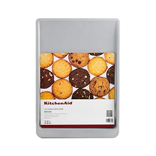 키친에이드 KitchenAid KE955OSNSA Nonstick Cookie Slider, 13x18-Inch, Silver
