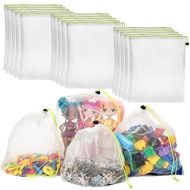 [아마존베스트]ASH BRAND Toy Storage & Organization Mesh Bags Set of 15, fits to Playroom Organization Game Pieces, Toy Sets, Small Toys, Dolls.