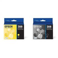 Epson T288420-S DURABrite Ultra Yellow Standard Capacity -Cartridge -Ink & T288120-S DURABrite Ultra Black Standard Capacity -Cartridge -Ink