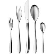 WMF Silk Cutlery Set for 6 People 30 Pieces Monobloc Knives Cromargan Stainless Steel Matt Dishwasher Safe