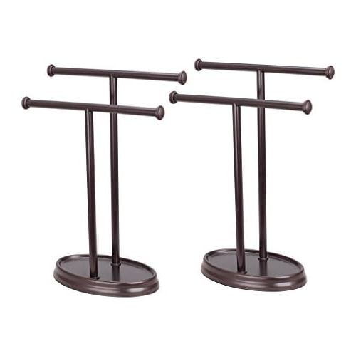  Aspen Creative 50001-1, Hand Towel Holder, Transitional Design in Oil Rubbed Bronze, 13 1/2High, 2 Pack