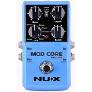 NUX MOD Core DELUXE Chorus/Flanger/Phaser/Rotary Guitar Effect Pedal 8 Modulation Effects Preset Tone Lock