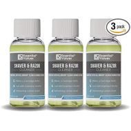Electric Shaver Cleaning Solution - Compatible with Braun Clean & Renew Refill Cartridges - 3 Bottles, Makes 9 Refills - Made in USA
