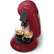 Senseo Original HD6553/80Free Standing Key Machine in Capsules 0.7L Red Coffee Machine (Free-Standing PedalCoffee Capsules, Red, Cup, Plastic, Buttons)
