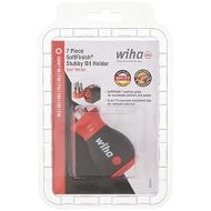 Wiha 38045 Stubby Screwdriver With Six-In-One Insert Bits, Torx