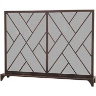 BNFD Metal Fireplace Screen, for Fireplace for Wood Stove and Open Fire Fire Protection Grid for Children and Pets