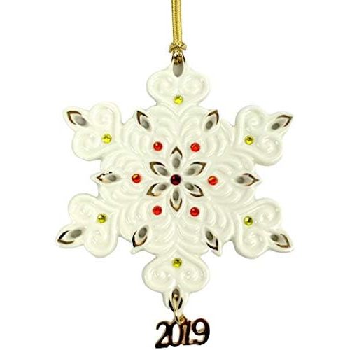 레녹스 Lenox 2019 Annual Gemmed Snowflake Ornament