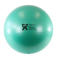 CanDo Deluxe ABS Inflatable Exercise Ball, Green, 25.6