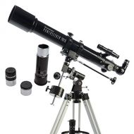 Celestron - PowerSeeker 70EQ Telescope - Manual German Equatorial Telescope for Beginners - Compact and Portable - Bonus Astronomy Software Package - 70mm Aperture