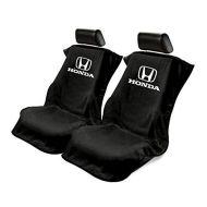 Seat Armour -Black Towel Seat Covers for Honda -Pair