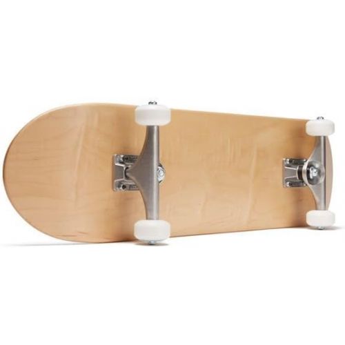  CCS Skateboard Complete - Color Logo and Natural Wood - Fully Assembled - Includes Skateboard Tool and Stickers