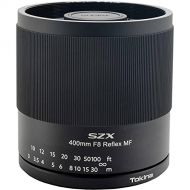 Tokina SZX 400mm f/8 Reflex MF Super Telephoto Lens for Fujifilm X, Black