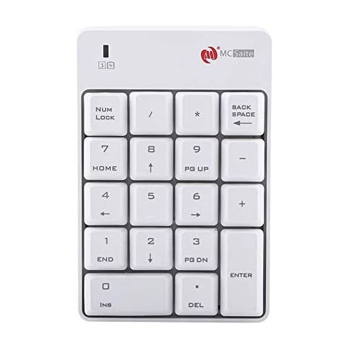  [아마존베스트]Tosuny Wireless numeric keypad, 18 keys numeric keypad, 2.4G mini keyboard of 10 meters for most computers.