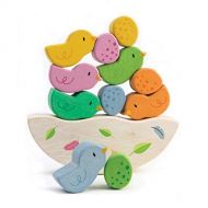 Tender Leaf Toys Rocking Baby Birds 12 Piece Balance Toy - STEM Toy - Early Learning to Develop Strategic Thinking and Fine Motor Skills - Wooden Toy Stack & Balance Educational Game