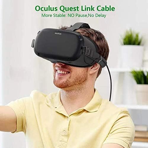  [아마존베스트]dethinton VR Link Cable 16ft, USB A to USB C Cable Compatible with Oculus Link Cable, High Speed Data Transfer and Fast Charging USB 3.1 Gen 1 Compatible for Quest 2 to a Gaming PC