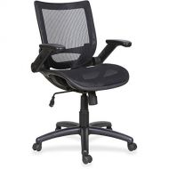 Lorell 60316 Mesh Task Chair, 28-1/8x36-3/4x36-5/8, Black