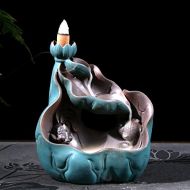 인센스스틱 Comeon Backflow Incense Holder Ceramic Incense Cone Burner Waterfall Sticks Holder Home Decor Aromatherapy Ornament