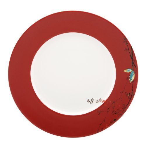 레녹스 Lenox Simply Fine Scarlet Chirp Dinner Plate