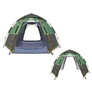 Wai Sports & Outdoors Hewolf 1789 Outdoor Camping Hexagonal Automatic Rain-Proof Tent, Flagship Version (Coffee) Tents & Accessories (Color : Mint Blue)