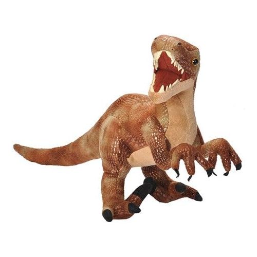  Wild Republic Velociraptor Plush, Dinosaur Stuffed Animal, Plush Toy, Gifts for Kids, Dinosauria 17 Inches