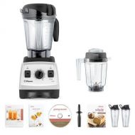 Vitamix 7500 Blender Super Package, with 32oz Dry Grains Jar and 2- 20oz To-Go Cups (White)