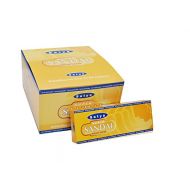 인센스스틱 Satya Super Sandal Dhoop Sticks Box | 12 Packs of 10 Sticks in a Box | Export Quality
