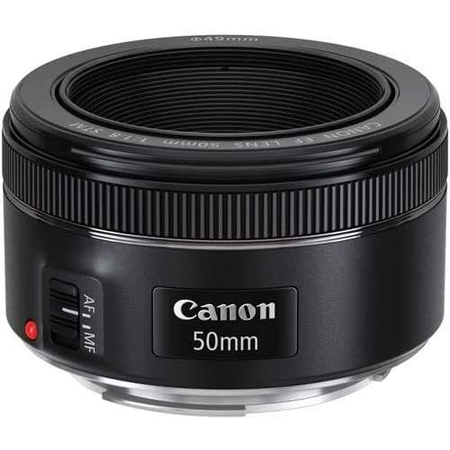  Canon Intl. Canon EF 50mm f/1.8 STM Lens with UV, CPL, FLD + Close up kit + Tulip Hood + Collapsible Hood+ Lens Pen & Blower + Lens Cap + Starter kit