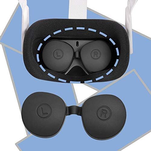 [아마존베스트]Topcovos VR Lens Cover for Oculus Quest 2 Dust Proof Cover for Oculus Quest 2 Anti-Dust Lens Protector