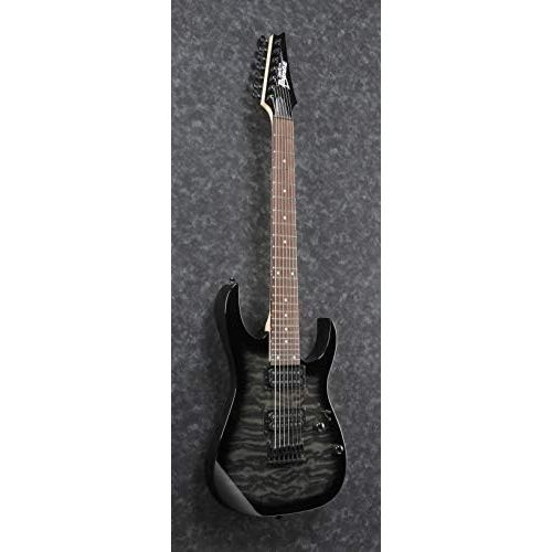 [아마존베스트]IBANEZ GRG GRG7221QA-TKS Electric Guitar 7 String Transparent Black Burst