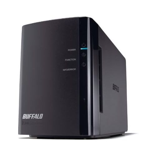  BUFFALO Buffalo LinkStation Duo 2-Bay, 1-Drive 1 TB (1 x 1 TB) RAID Network Attached Storage (NAS)- LS-WX1.0TL1D