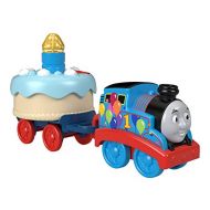 토마스와친구들 기차 장난감Thomas & Friends Birthday Wish Thomas, Musical Push-Along Toy Train Engine with Light-up Birthday Cake for Toddlers and Preschoolers Ages 12 Months & Older