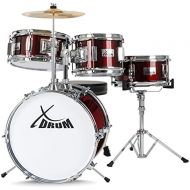 [아마존베스트]XDrum Junior Kids Drum Drumset (2-5 years) incl. DVD red