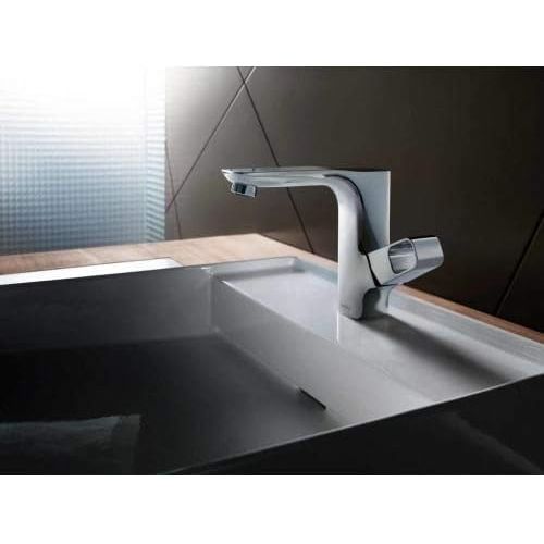  AXOR Urquiola Modern Premium Hand Polished 1-Handle 1 6-inch Tall Bathroom Sink Faucet in Chrome, 11020001
