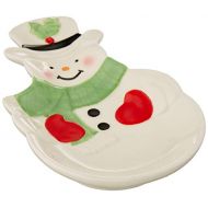 Lenox Holiday Snowman Spoon Rest