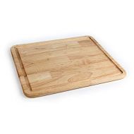 Camco 43753 A Hardwood Cutting Board and Stove Topper With Non Skid Backing, Includes Flexible Cutting Mat