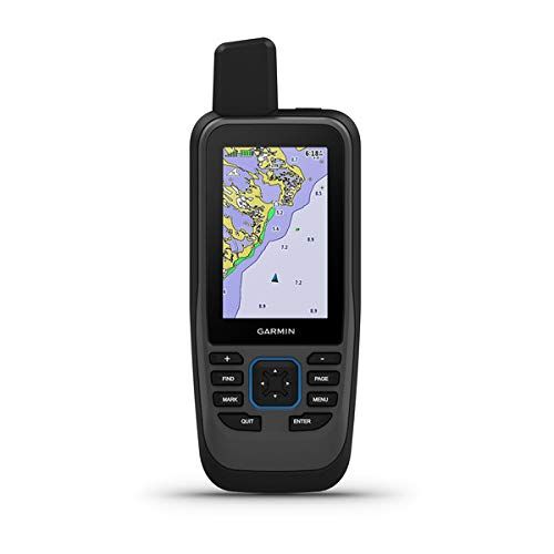 가민 [아마존베스트]Garmin GPSMAP 86SC, Floating Handheld GPS with Button Operation, Preloaded BlueChart G3 Coastal Charts, Stream Boat Data From Compatible Chartplotters