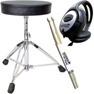 [아마존베스트]keepdrum Add-On Pack Accessory Set for Electric Drum Stool + Headphones + Drumsticks