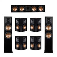 Klipsch 7.0 System with 2 RP 280F Tower Speakers, 1 RP 450C Center Speaker, 4 RP 250S