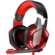 VersionTECH. G2000 Gaming Headset, Surround Stereo Gaming Headphones with Noise Cancelling Mic, LED Lights & Soft Memory Earmuffs for PS5/ PS4/ Xbox One/Nintendo Switch/PC Mac Comp