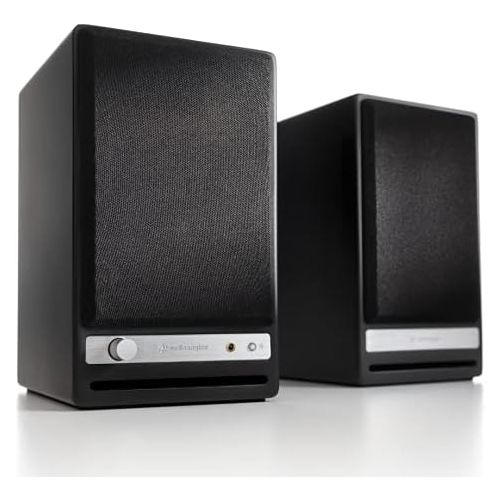  Audioengine HD3 Wireless Speaker Desktop Monitor Speakers Home Music System aptX HD Bluetooth, 60W Powered Bookshelf Stereo Speakers, AUX Audio, USB, RCA Inputs/Outputs, 24-bit DAC