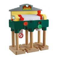 Fisher-Price Thomas & Friends Wooden Railway, Deluxe Over-The-Track Signal - Battery Operated