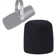 SUNMON MV7 Pop Filter Foam Cover - Professional Mic Windscreen Wind Cover Compatible with Shure MV7 Podcast Microphone to Minimise Plosives