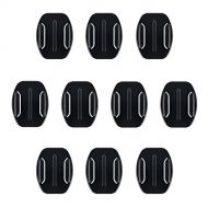 AFAITH 10 Pack of 3M Flat Adhesive Mounts for GoPro Camera Case