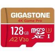 [5-Yrs Free Data Recovery] Gigastone 128GB Micro SD Card, Game Pro, MicroSDXC Memory Card for Nintendo-Switch, GoPro, Action Camera, DJI, 4K UHD Video, R/W up to 100/50MB/s, UHS-I