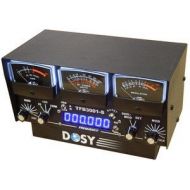 Astatic Dosy TFB-3001-S 3 Meter In-Line Wattmeter with Black Meters & Frequency Counter