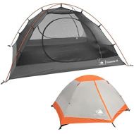 Hyke & Byke Yosemite Hiking & Backpacking Tent - 3 Season Ultralight, Waterproof Tent for Camping w/Rain Fly and Footprint - 1 Person or 2 Person