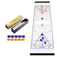 CS COSDDI Tabletop Curling Game Set for Family,Fun Games for Kids and Adults,Quick and Easy to Set-Up,Portable Indoor and Outdoor Table Top Games